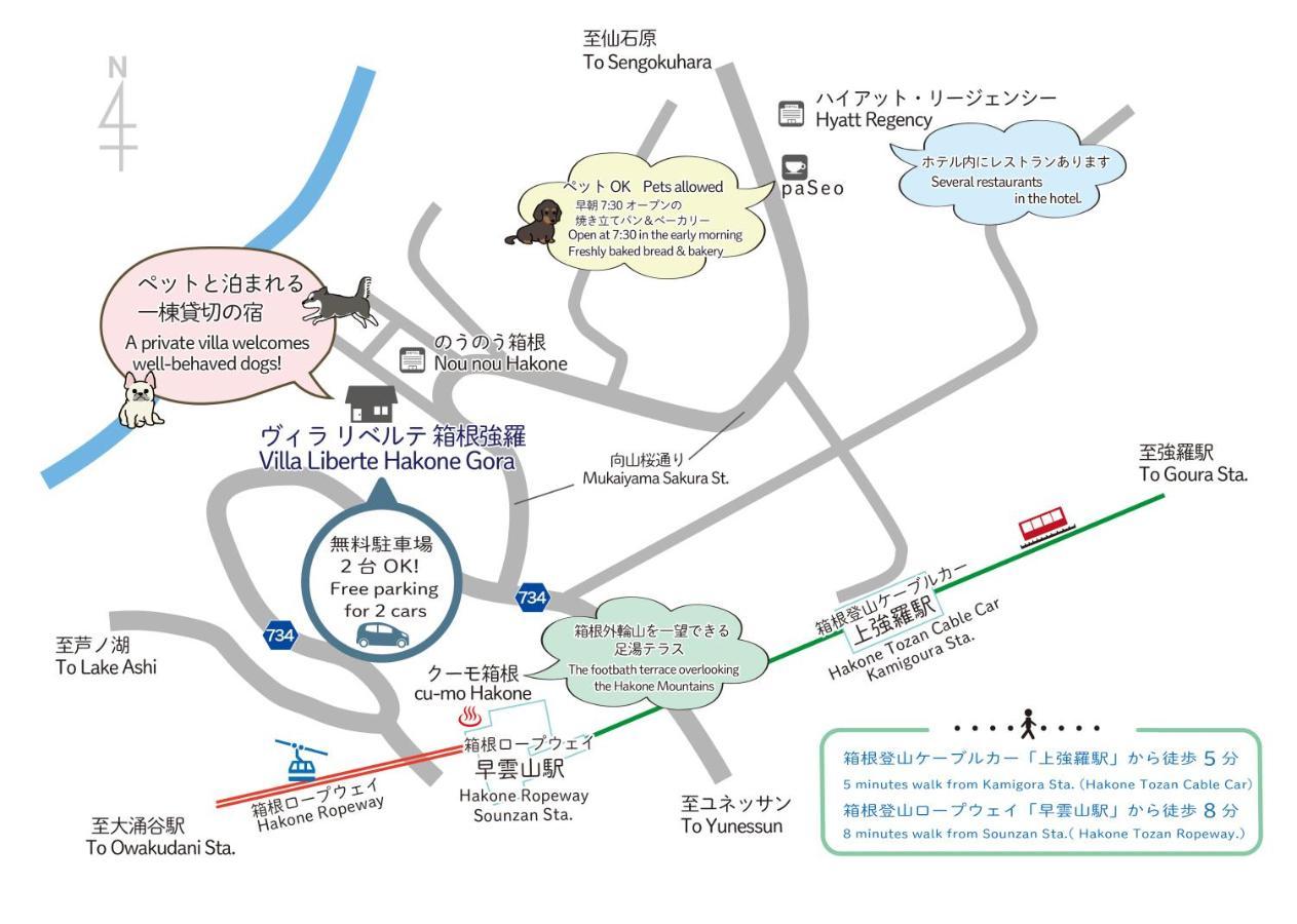 Villa Liberte Hakone Gora Kültér fotó